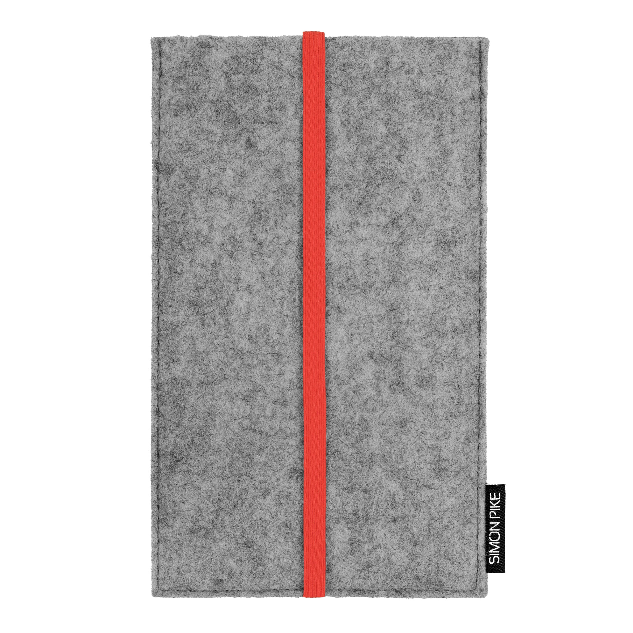 Handytasche "Phoenix" grau aus Wollfilz