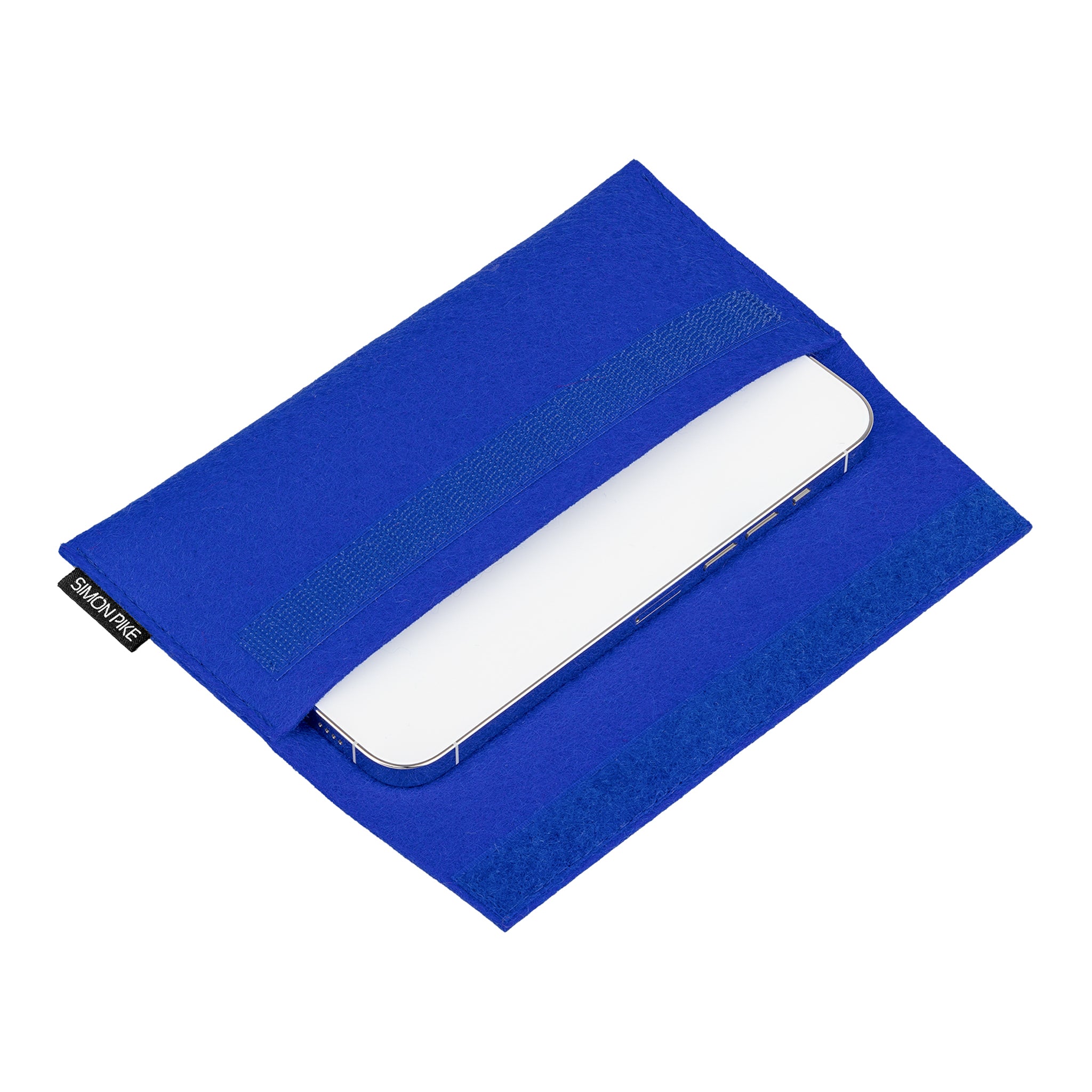 Handytasche "New York" blau aus Wollfilz