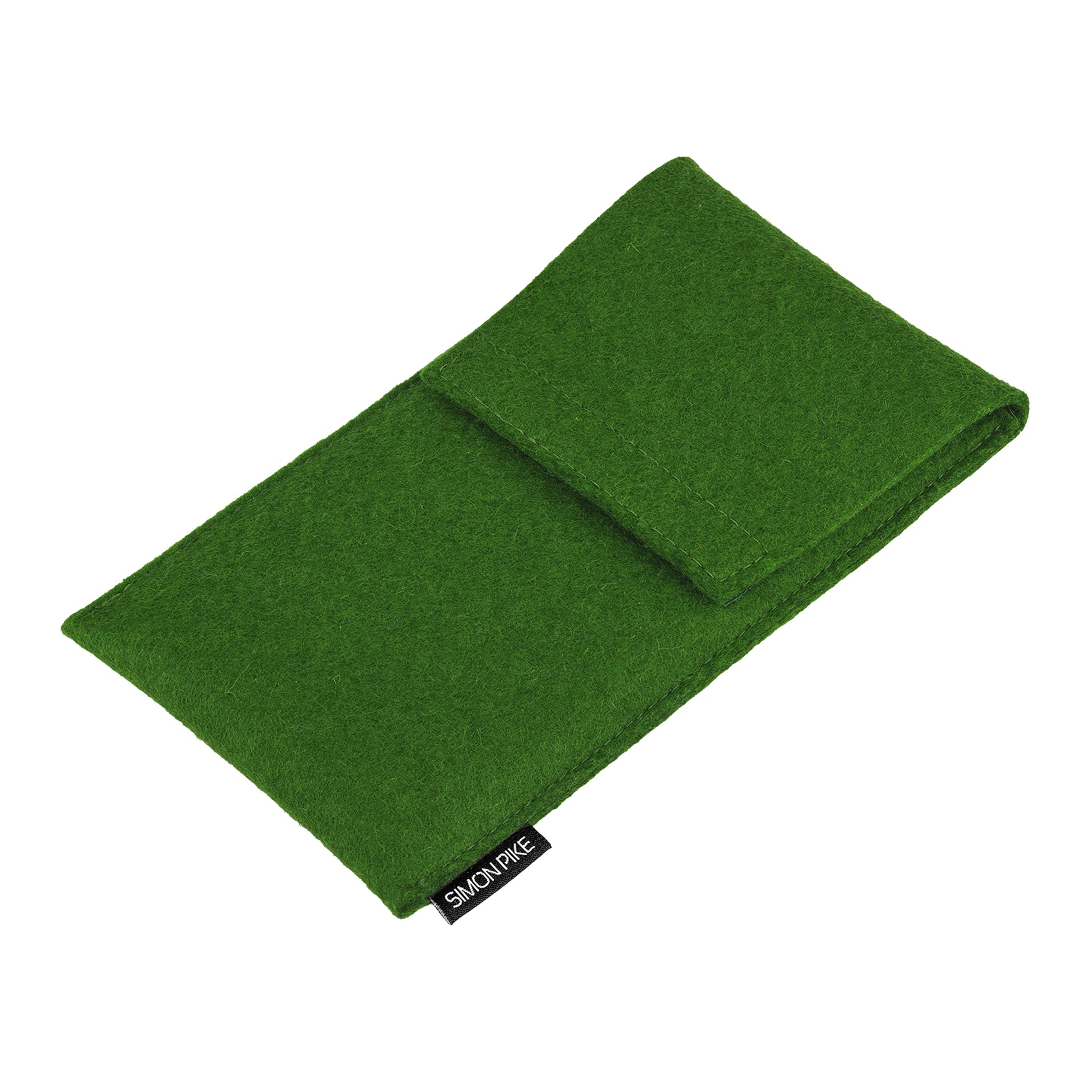 Handytasche "Sidney" grün aus Wollfilz
