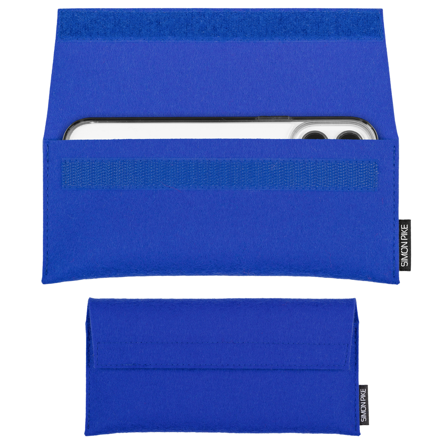 Handytasche "New York" blau aus Wollfilz
