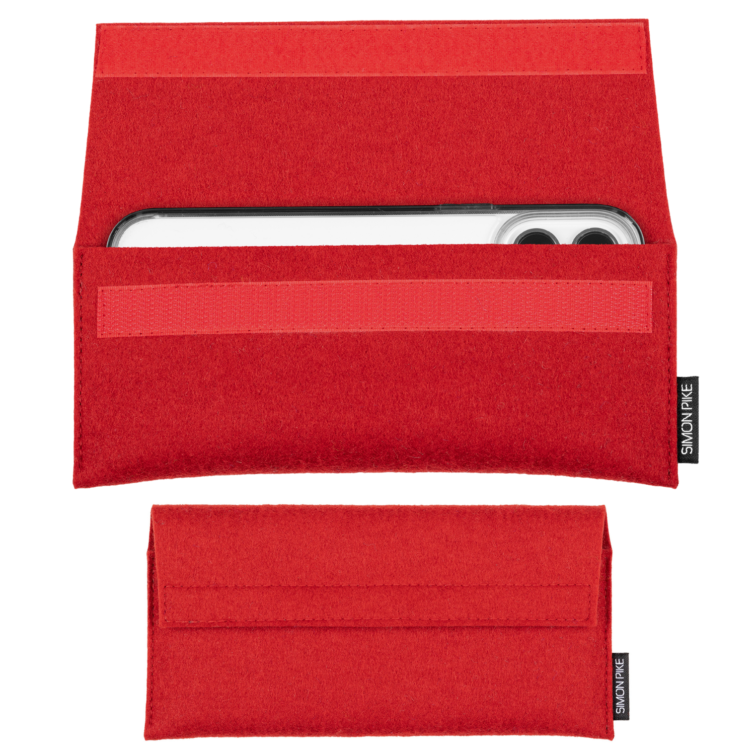 Handytasche "New York" rot aus Wollfilz