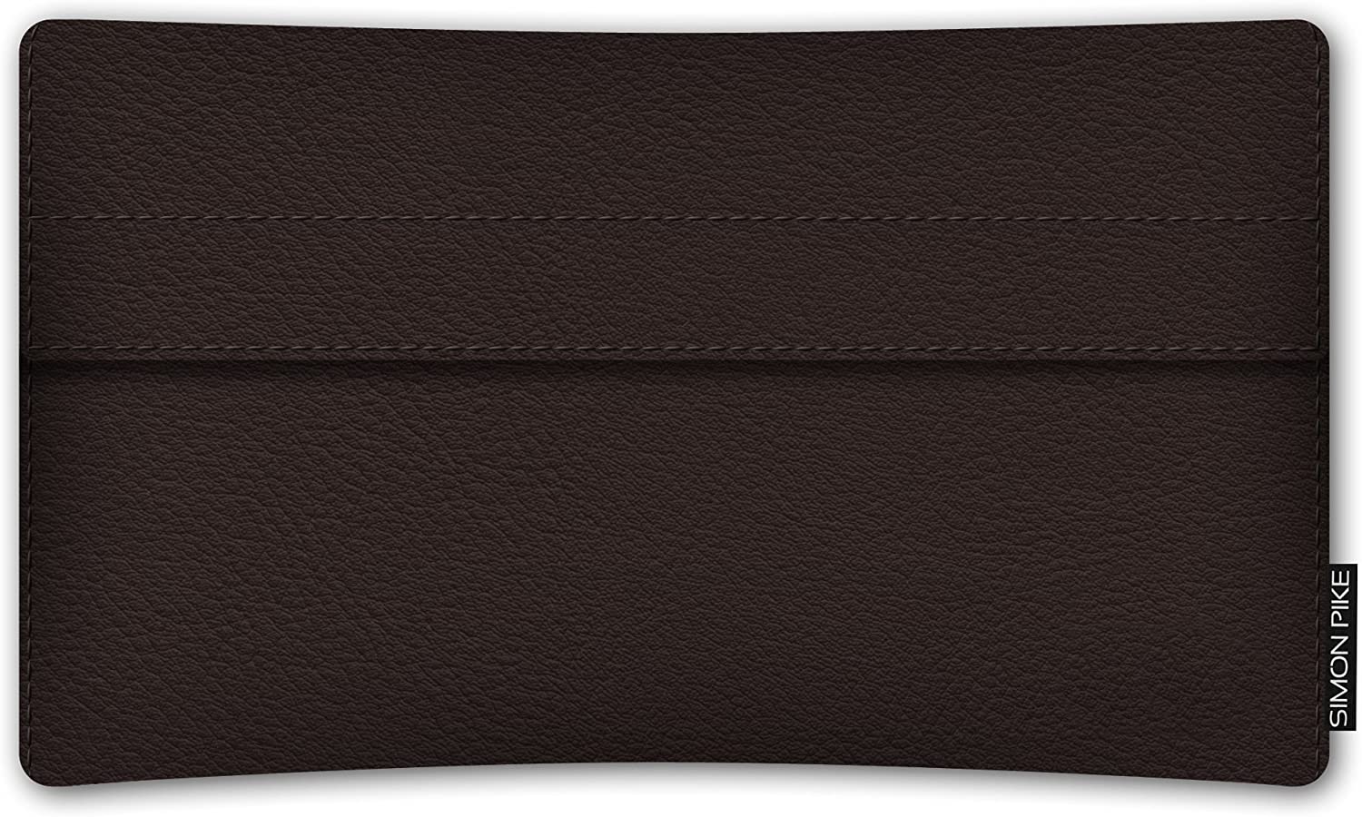 Handytasche "New York" 1 braun Leder passend mit Silikonhülle