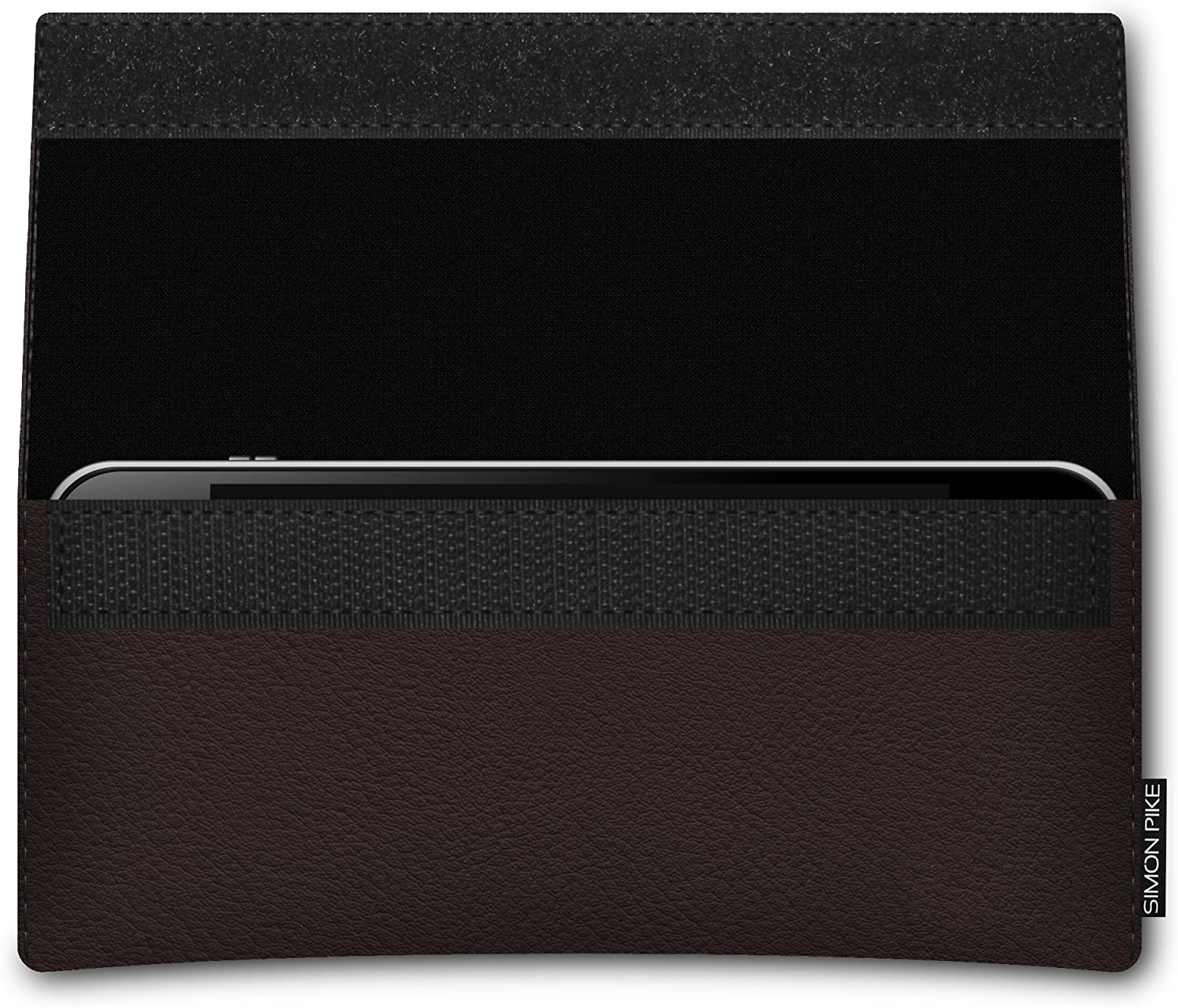 Handytasche "New York" 1 braun Leder passend mit Silikonhülle