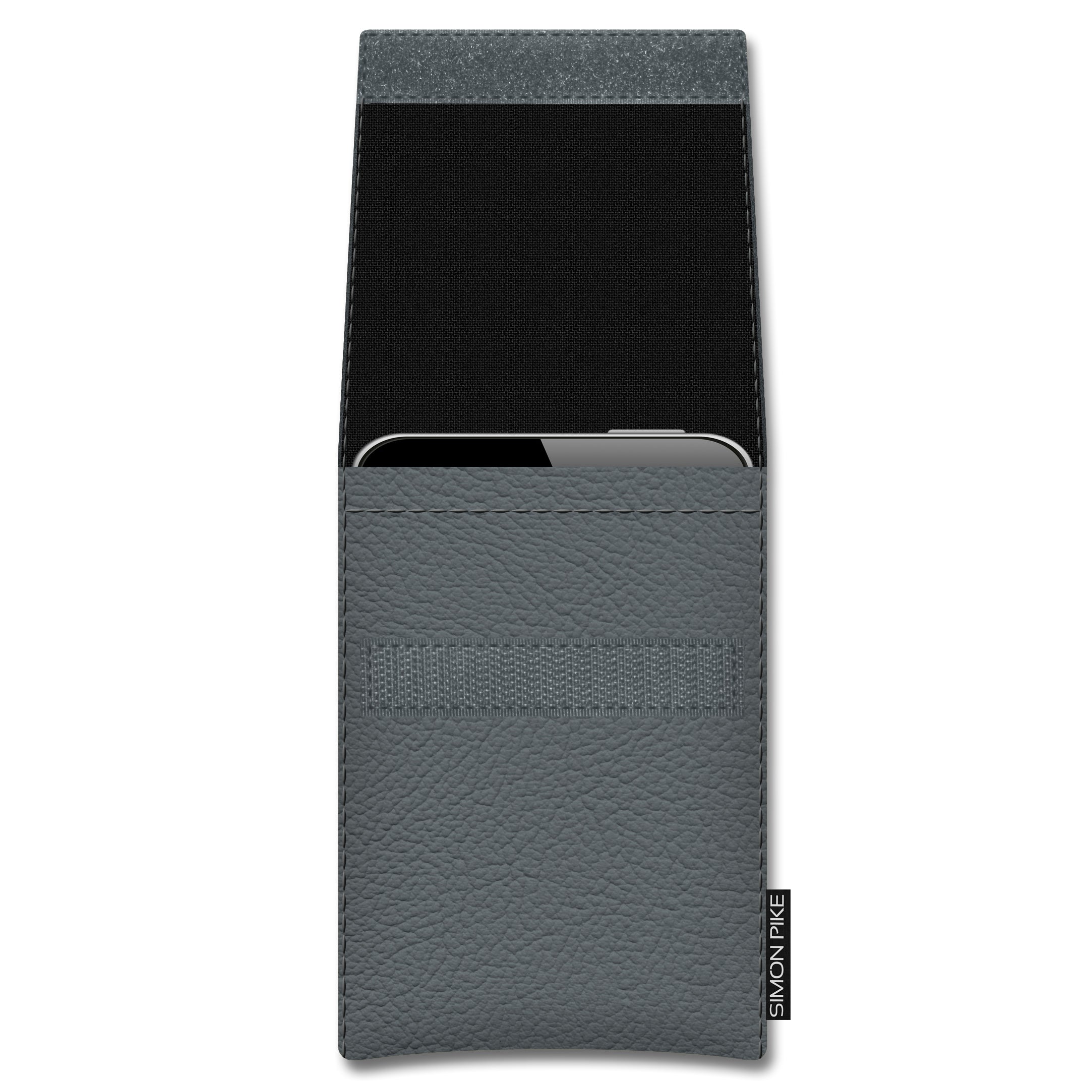 Handytasche "Sidney" 1 grau Kunstleder passend mit Silikonhülle