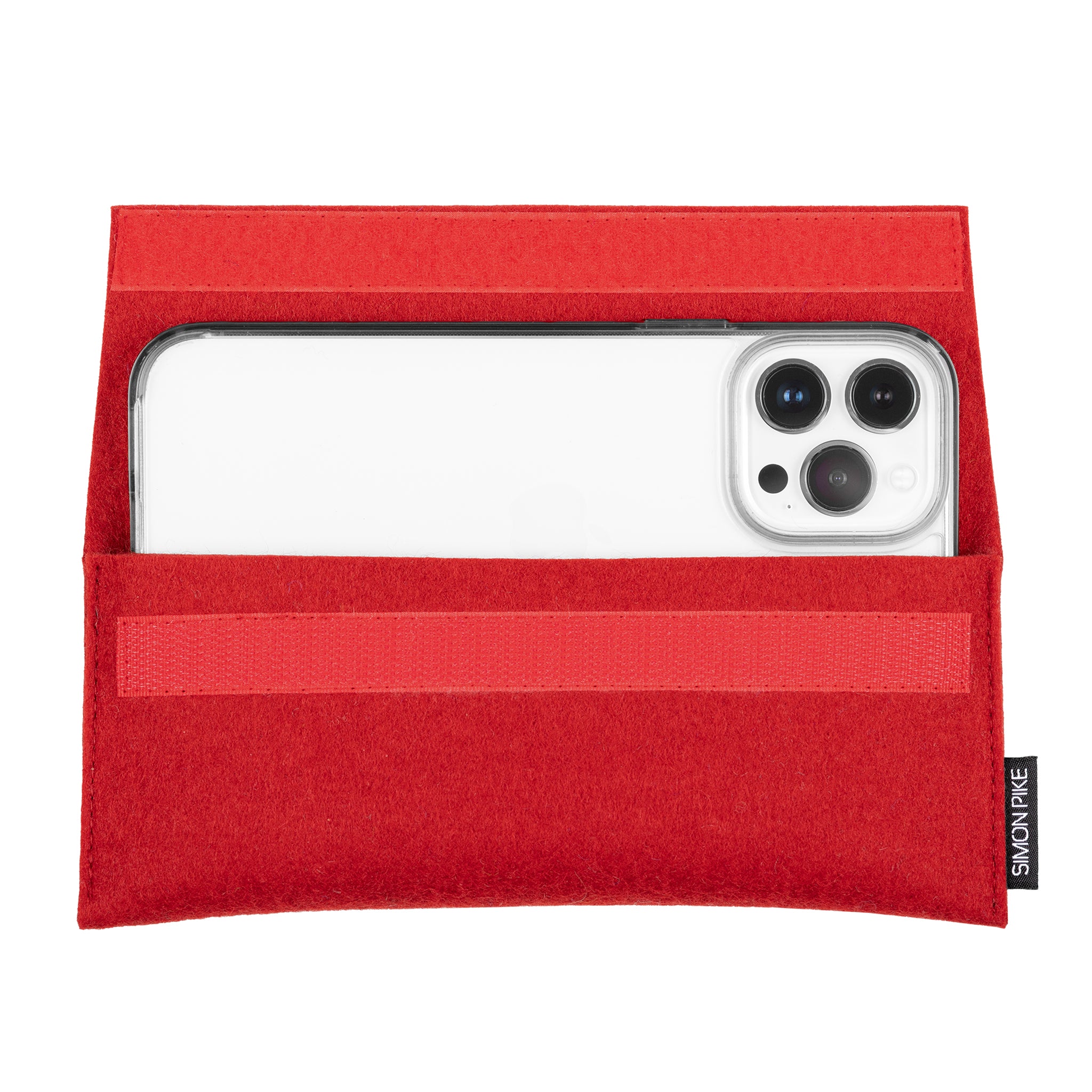 Handytasche "New York" rot aus Wollfilz