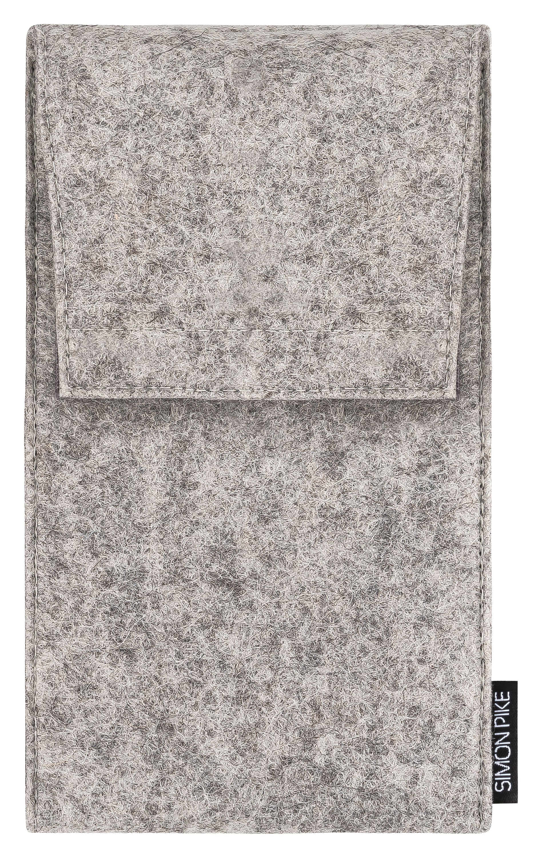 Handytasche "Sidney" 36 grau Wollfilz