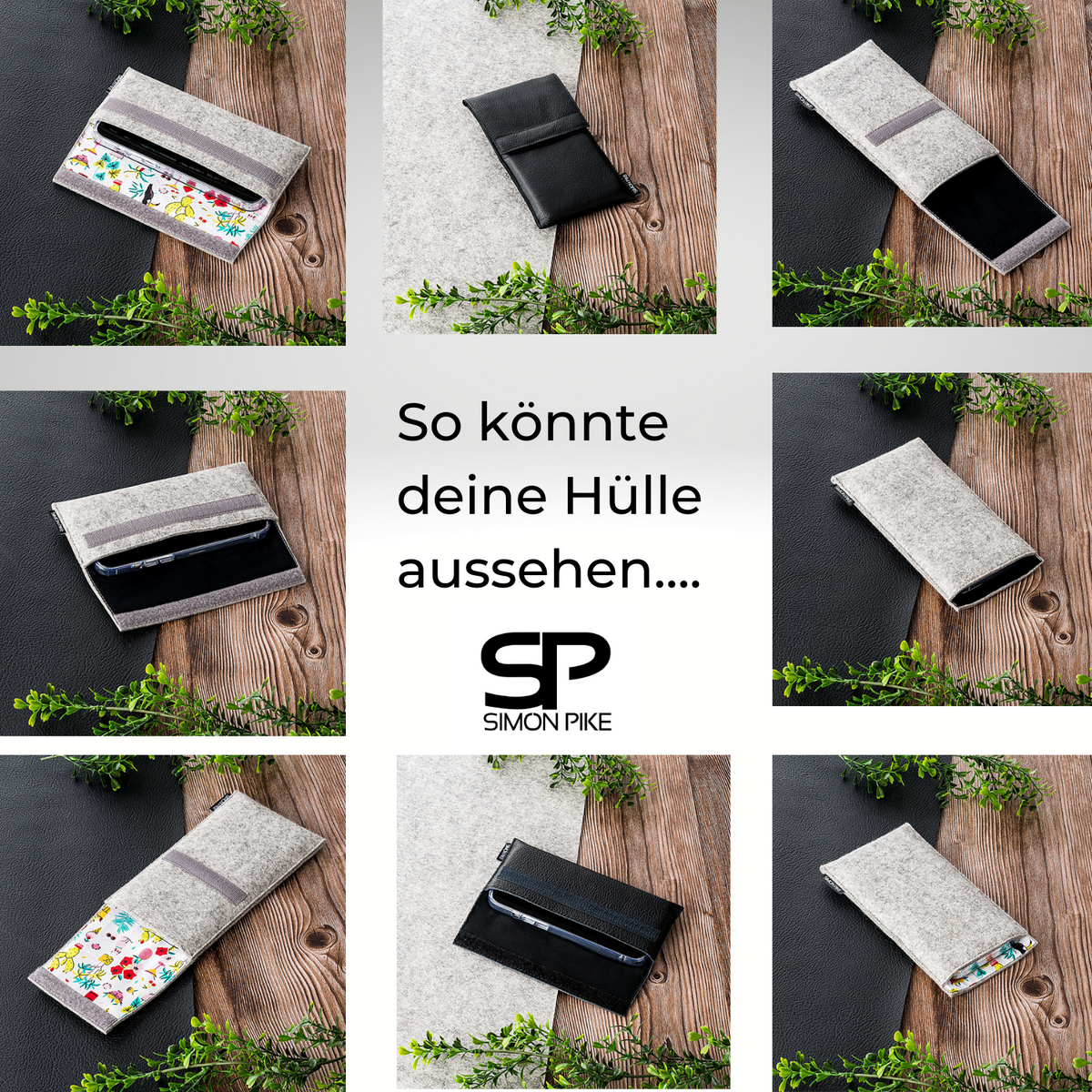 Wunschtasche für Tablets Handmade DE (mit Maßangabe)