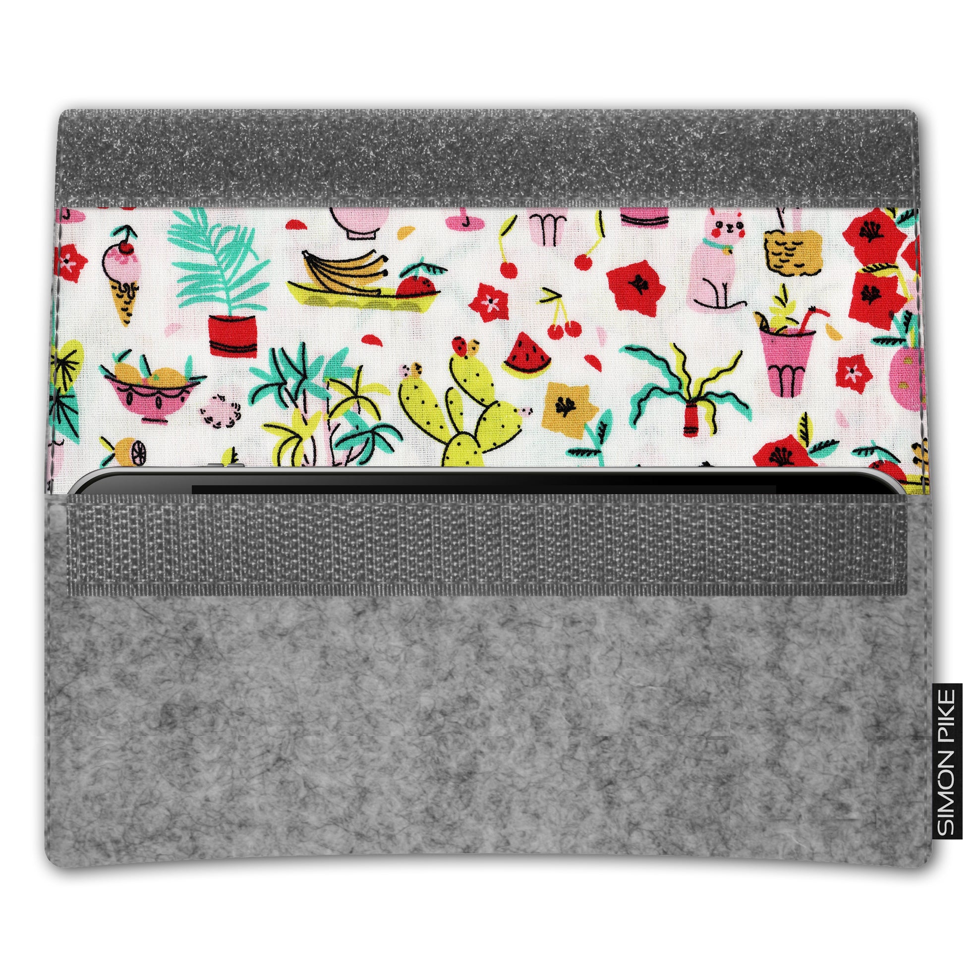Handytasche "New York" 36 grau Wollfilz