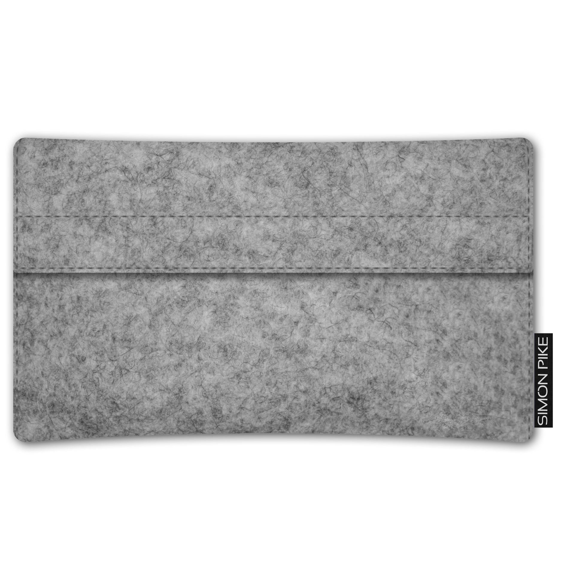 Handytasche "New York" 10 grau Wollfilz passend mit Silikonhülle
